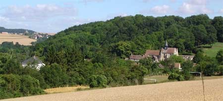 Paysage de Montreuil sur Seine