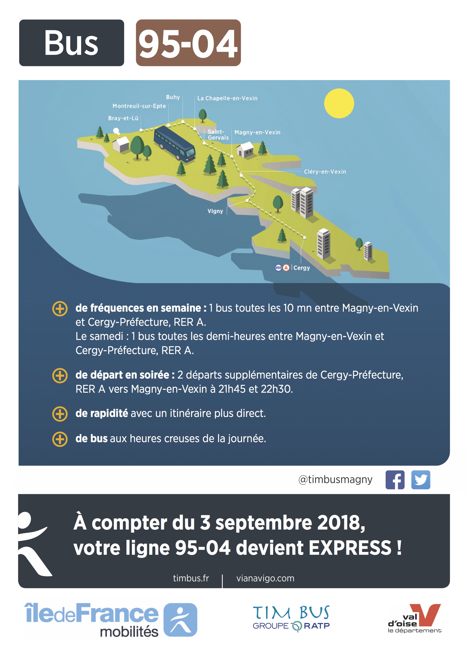 Horaire Bus 9504 Cergy Magny En Vexin